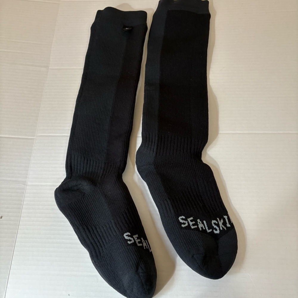 SEALSKINZ Worstead Unisex Waterproof Cold Weather Knee Length Socks - Picture 2 of 5